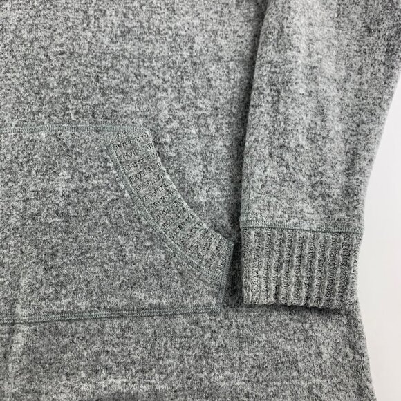 Torrid Gray Heather Super Soft Plush Cowl Neck Tunic Sweater 1X - Picture 6 of 7